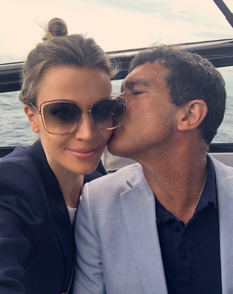 antonio-banderas-y-nicole-en-monaco nicole-antonio-banderas-en-formula-1-monaco